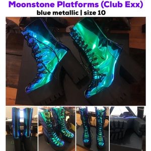 Moonstone Platform Boots by Club Exx